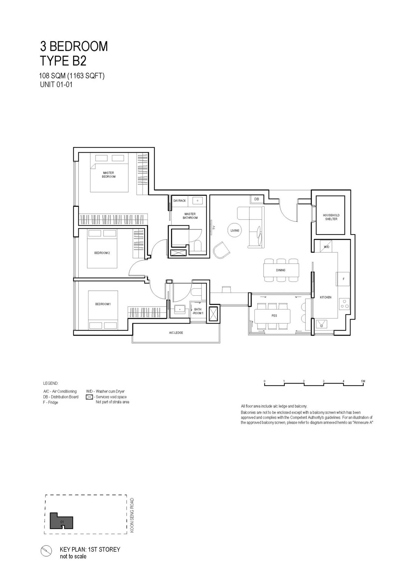 Koon Seng House floorplan